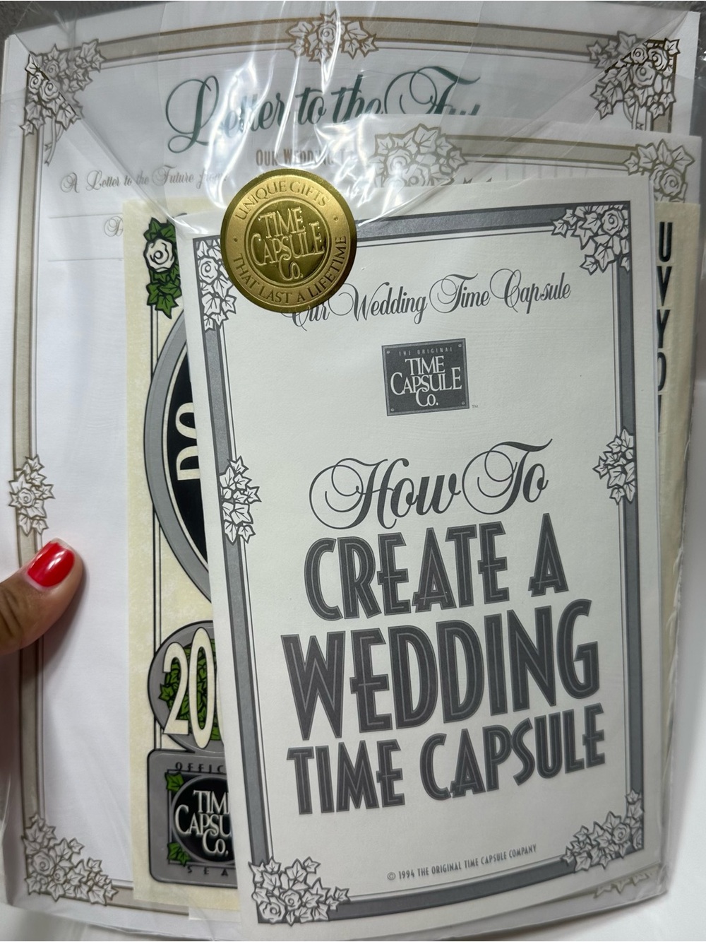 Vintage Our Wedding Time Capsule - Picture 7 of 7